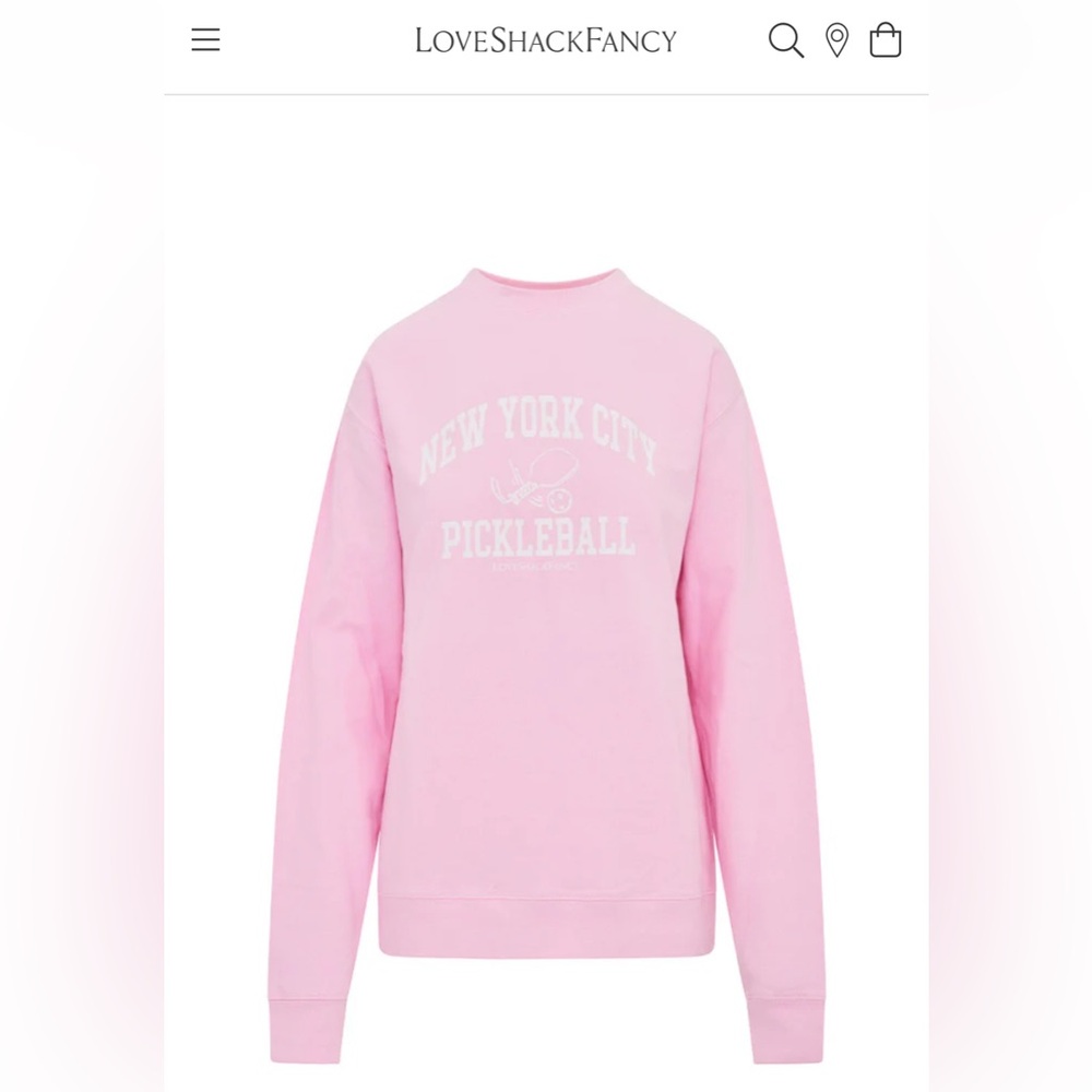 NWT LoveShackFancy NY Sweatshirt